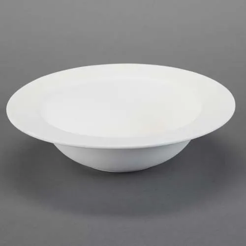 Picture of Ceramic Bisque 21670 Rimmed Serving Bowl