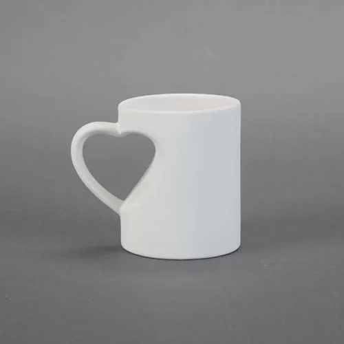 Picture of Ceramic Bisque 30620 Medium Heart Mug