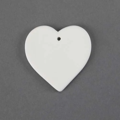 Picture of Ceramic Bisque 31516 Heart Ornament