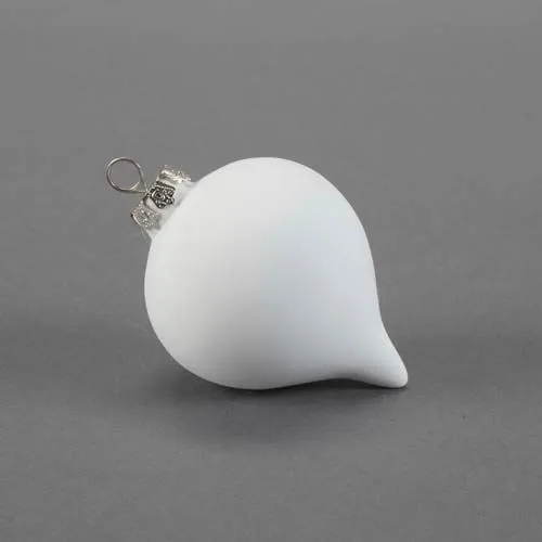 Picture of Ceramic Bisque 31980 Teardrop Christmas Bauble