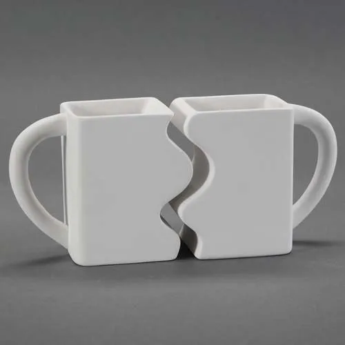 Picture of Ceramic Bisque 32932 Puzzle Mugs