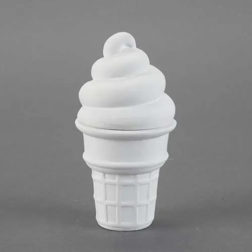 Picture of Ceramic Bisque 21777 Ice Cream Cone Box