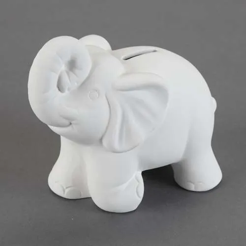 Picture of Ceramic Bisque 31809 Retro Elephant Bank