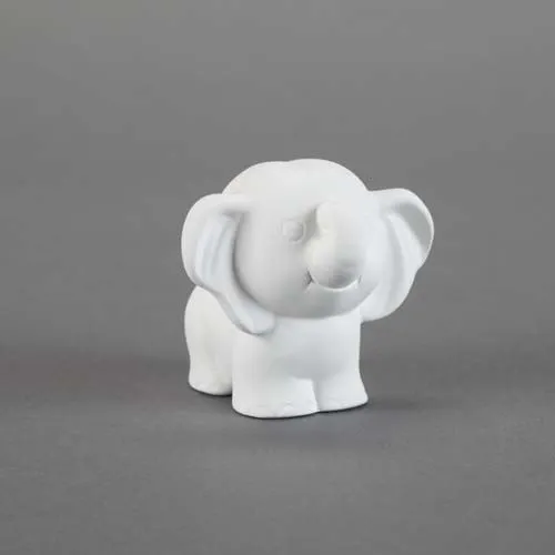 Picture of Ceramic Bisque 31813 Tiny Tot Jumbo Elephant