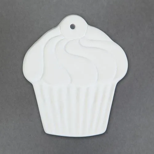 Picture of Ceramic Bisque 34391 Cupcake Ornament
