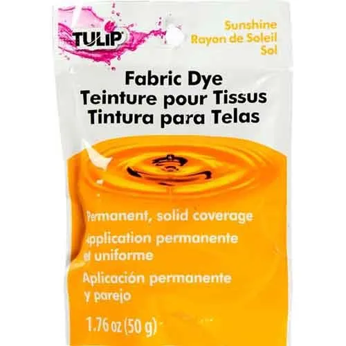 Picture of Tulip Fabric Dye Sachet - Sunshine