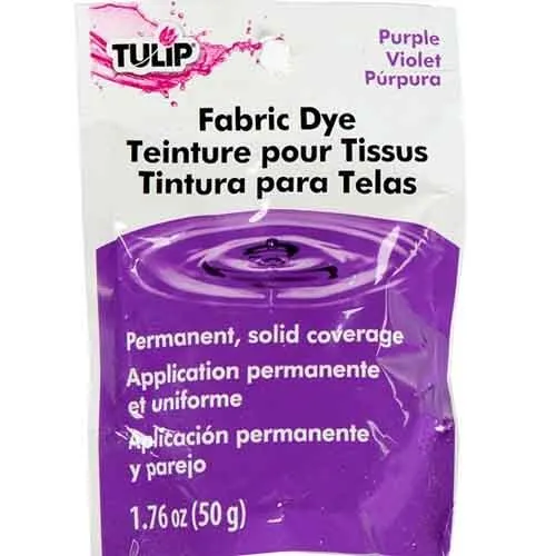 Picture of Tulip Fabric Dye Sachet - Purple