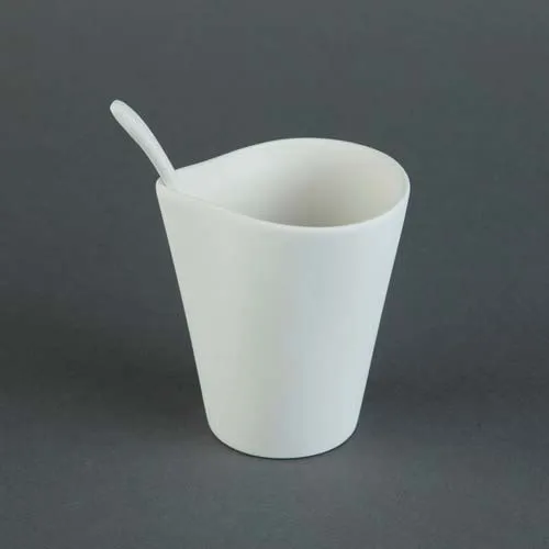 Picture of Ceramic Bisque 33428 Mug with Stirrer