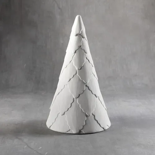 Picture of Ceramic Bisque 35981 Lg Modern Christmas Tree