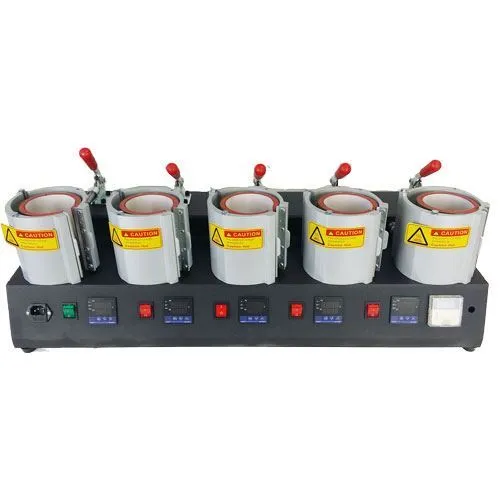 Picture of Dye Sublimation 5 Mug Multi Heat Press