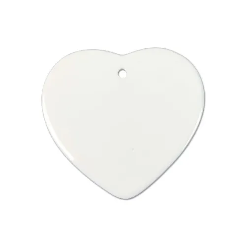 Picture of Sublimation Ceramic Ornament Heart