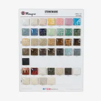 Picture of Mayco Tile Chart - Stoneware Matte, Specialty and Clear
