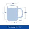 Picture of Permasub Sublimation Coffee Mug 11oz - Black Inner