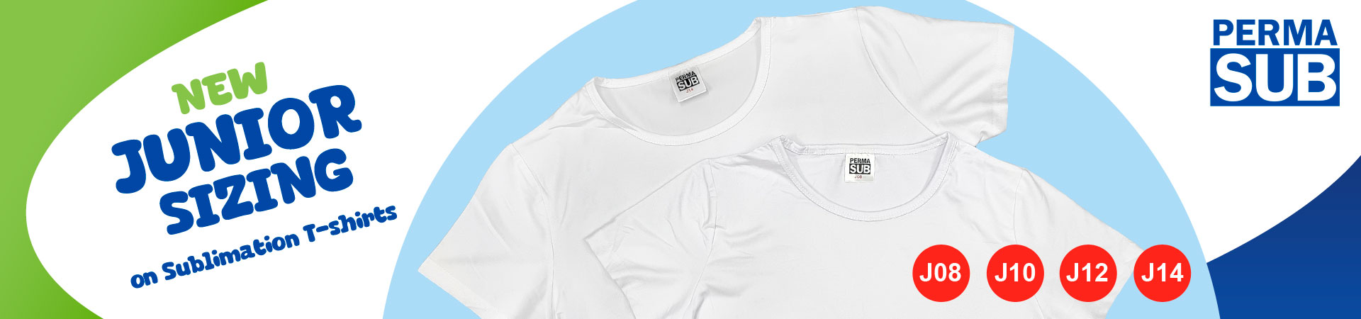 New junior sizing on sublimation t-shirts!