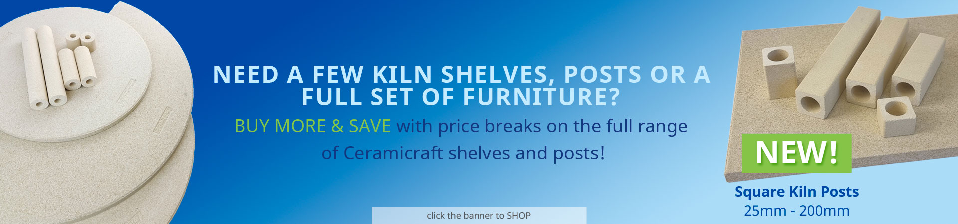 Shop Ceramicraft Kiln Furniture!