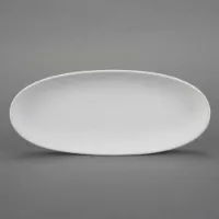 Picture of Ceramic Bisque 29858 Small Oval French Bread Plate 6pc