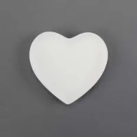 Picture of Ceramic Bisque 30614 Small Heart Plate 12pc