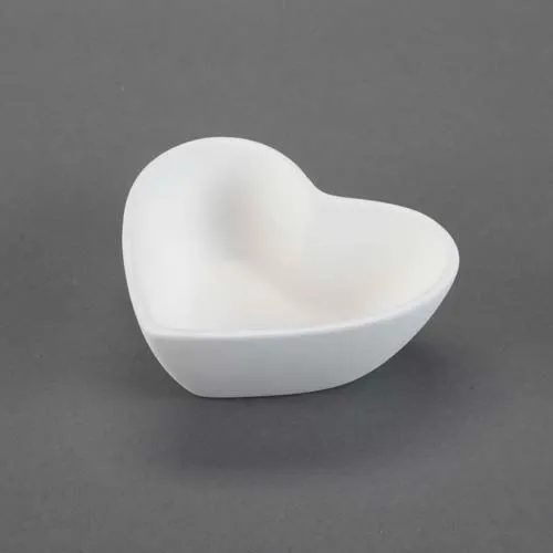 Picture of Ceramic Bisque 30616 Small Heart Bowl 12pc
