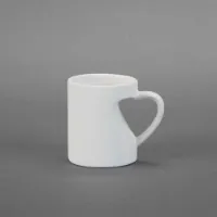 Picture of Ceramic Bisque 30619 Small Heart Mug 24pc