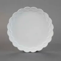 Picture of Ceramic Bisque 31216 Scalloped Dinner Plate