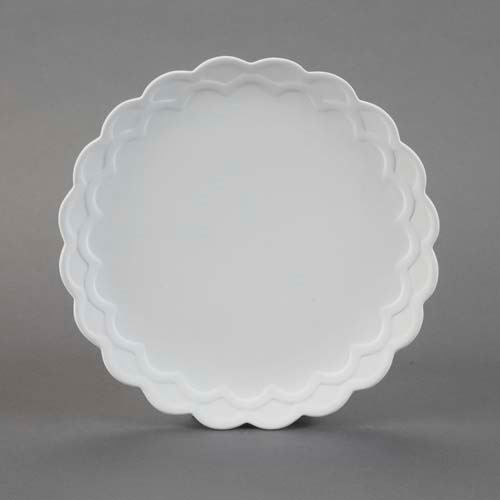 Picture of Ceramic Bisque 31216 Scalloped Dinner Plate