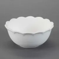 Picture of Ceramic Bisque 31218 Scalloped Bowl