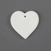 Picture of Ceramic Bisque 31516 Heart Ornament 24pc