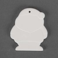Picture of Ceramic Bisque 32846 Santa Ornament 24pc