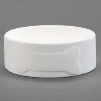Picture of Ceramic Bisque 32937 Dog Bowl With Bone