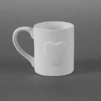 Picture of Ceramic Bisque 33430 Personalisation Mug 12oz Heart 6pc