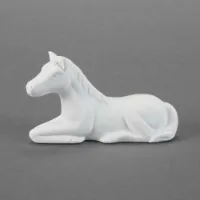 Picture of Ceramic Bisque 22684 Cute Laying Horse 12pc