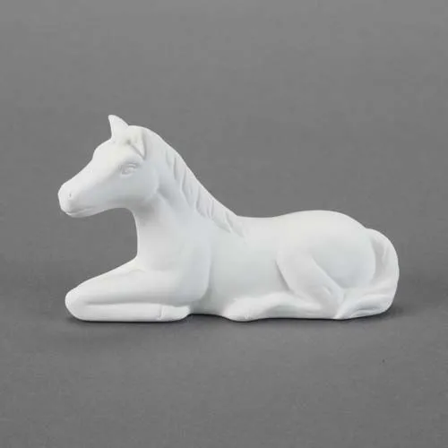 Picture of Ceramic Bisque 22684 Cute Laying Horse 12pc