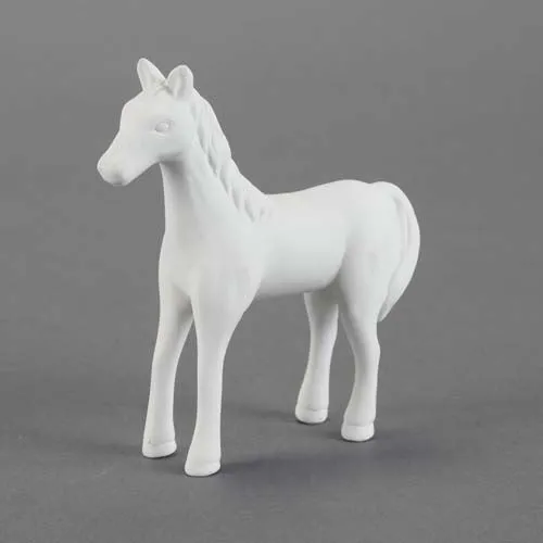 Picture of Ceramic Bisque 22685 Cute Standing Horse