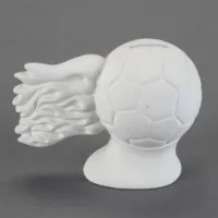 Picture of Ceramic Bisque 23912 Hot Shot Soccer Ball Bank