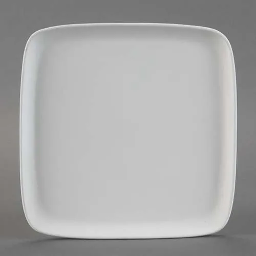 Picture of Ceramic Bisque 24807 Geometrix Large Square Plate 6pc