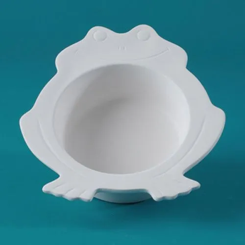 Picture of Ceramic Bisque 29863 Bisque Frog Bowl