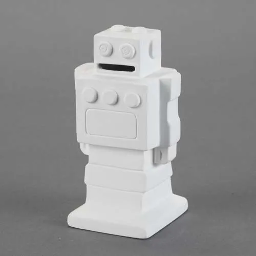 Picture of Ceramic Bisque 31805 Robot Bank 1 6pc