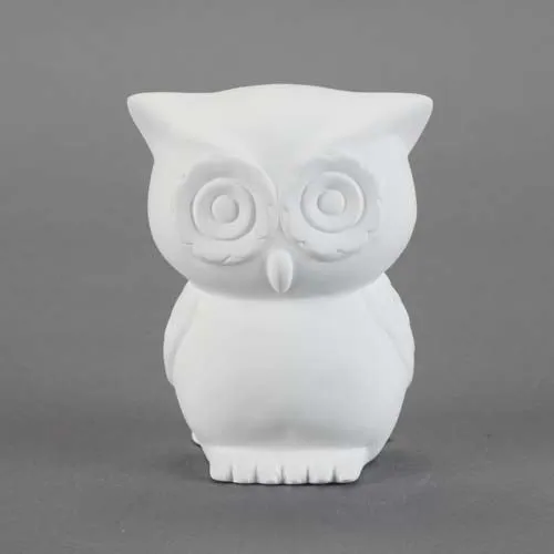 Picture of Ceramic Bisque 31807 Retro Owl Bank