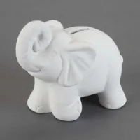 Picture of Ceramic Bisque 31809 Retro Elephant Bank 6pc