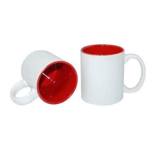 Picture of Permasub Sublimation White Mug 11oz - Bright Red Inner