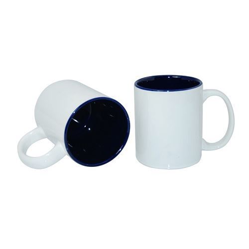 Picture of Permasub Sublimation White Mug 11oz - Dark Blue Inner