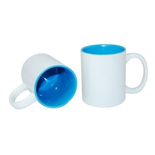 Picture of Permasub Sublimation White Mug 11oz - Light Blue Inner