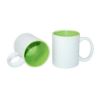 Picture of Permasub Sublimation White Mug 11oz - Light Green Inner