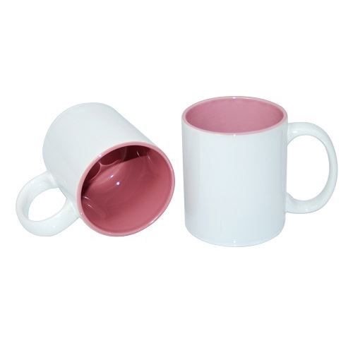 Picture of Permasub Sublimation White Mug 11oz - Pink Inner