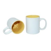 Picture of Permasub Sublimation White Mug 11oz - Yellow Inner