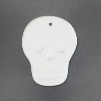Picture of Ceramic Bisque 34392 Skull Ornament 24pc