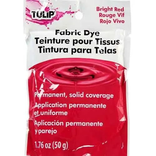Picture of Tulip Fabric Dye Sachet - Bright Red
