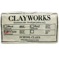 Picture of Clayworks School White Earthenware Clay10kg