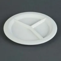 Picture of Ceramic Bisque 33435 Picnic Plate 3 Compartment