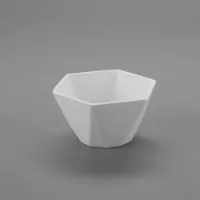 Picture of Ceramic Bisque 35380 Small Geometric Bowl 6pc